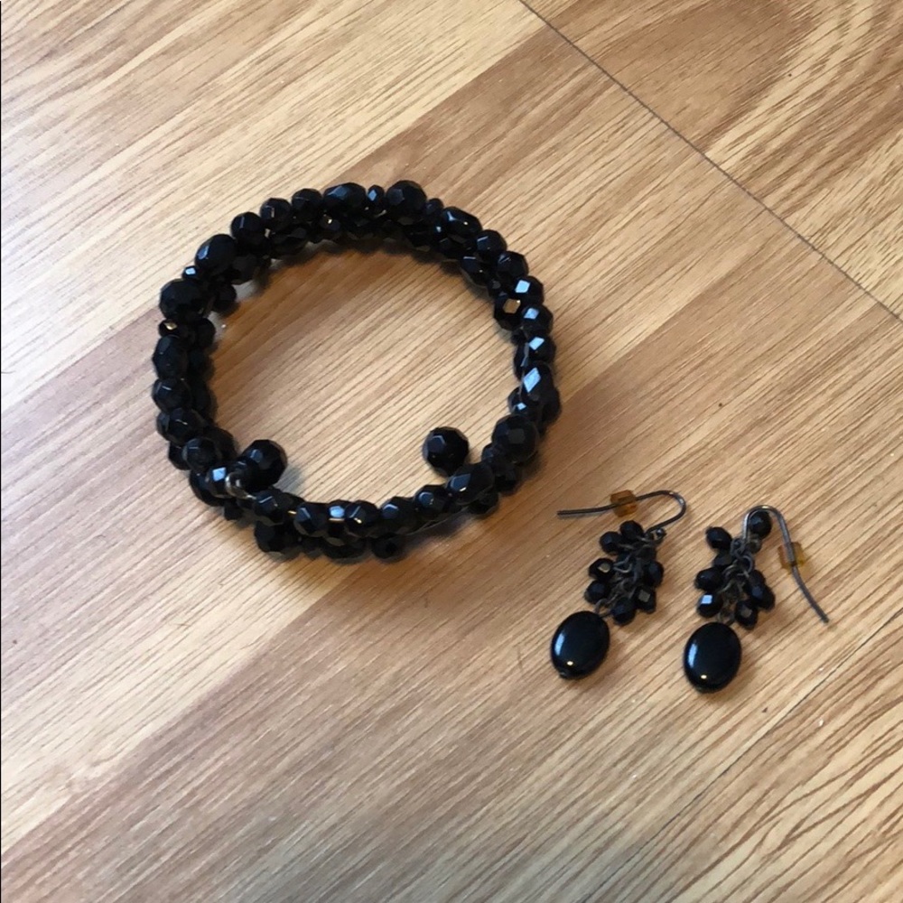 WHBM bracelet and earrings
